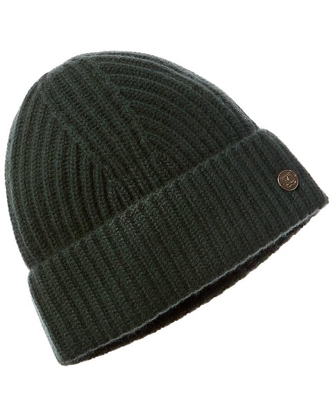 fashioned rib cashmere hat