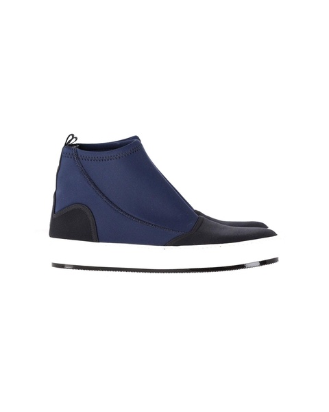 neoprene sneaker boots in blue neoprene