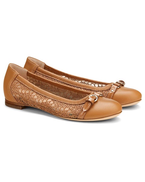 monia leather ballet flat