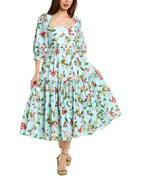 frutal maxi dress