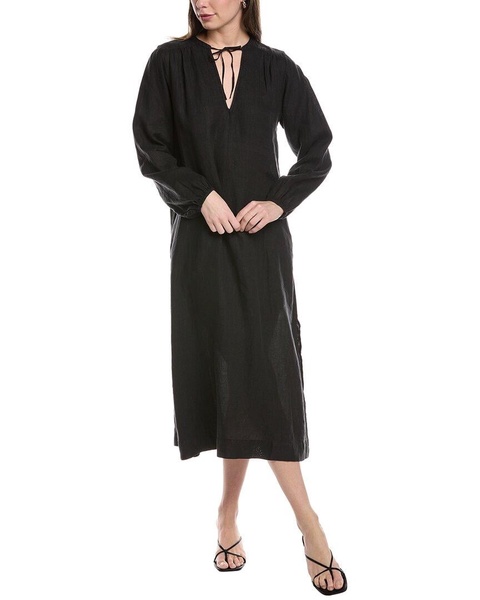 lightweight linen maxi dress
