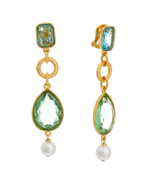 ben-amun plated clip-on earrings