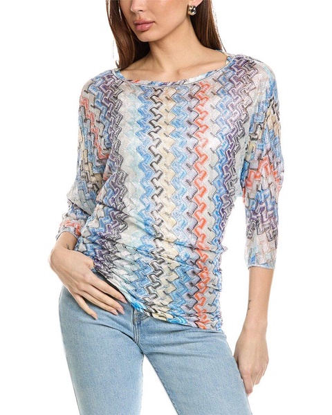 3/4-sleeve dolman blouse
