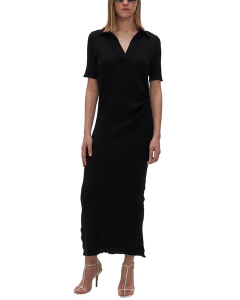 Helmut Lang Relaxed Fit Polo Midi Dress