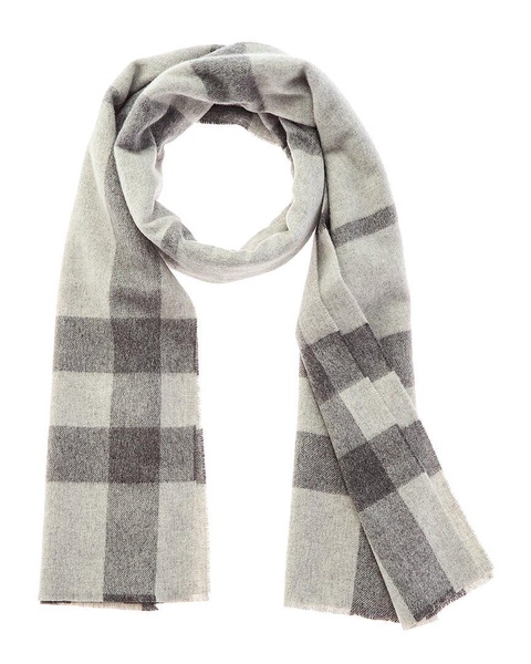 exploded plaid cashmere scarf