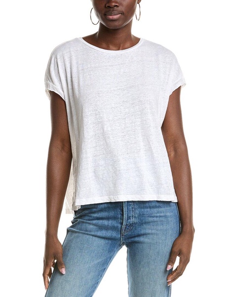hudson linen-blend t-shirt