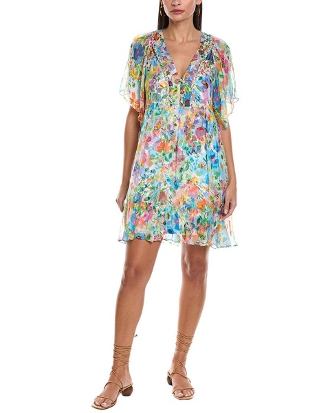 margareta silk mini dress
