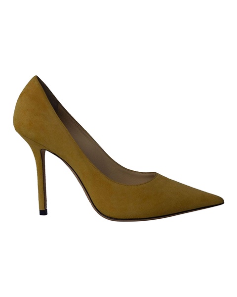love 100 pumps in yellow suede