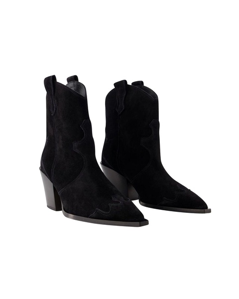 albi ankle boots -  - leather - black
