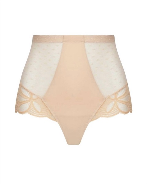 women's control brief in peche