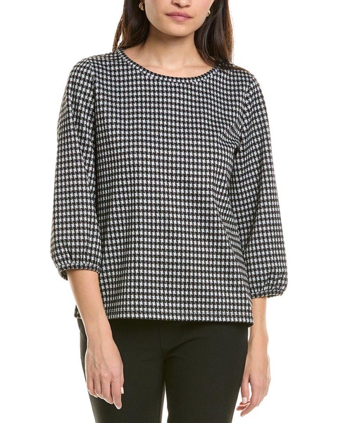 3/4-puff sleeve blouse