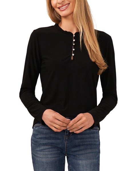 round neck ruffle top