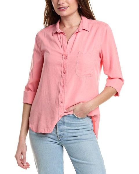 shirttail button down shirt