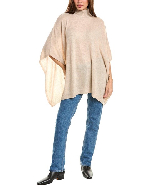 cashmere funnel neck cashmere poncho