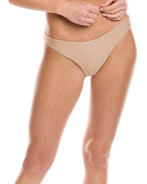basic ruched teeny bikini bottom