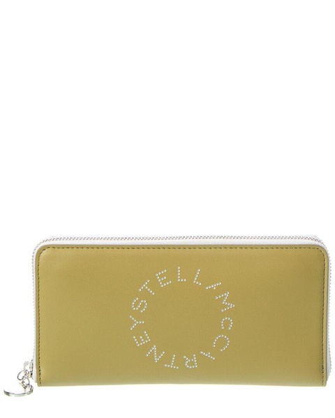 Stella McCartney Stella Logo Zip Around Wallet