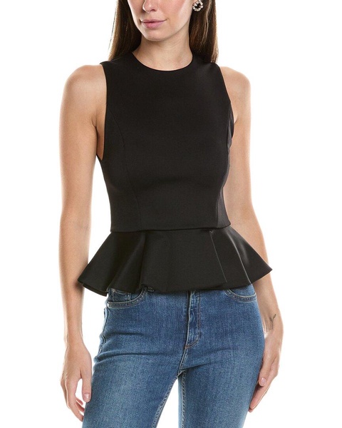 poppy peplum top