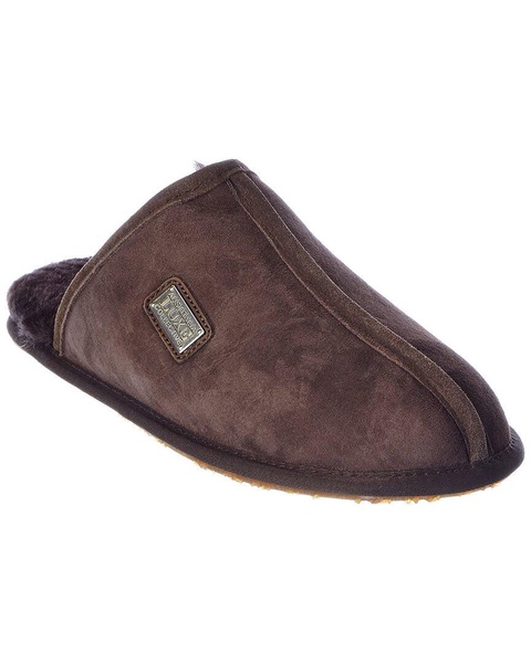 closed suede mules
