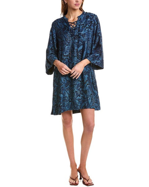 tie front kimono sleeve dress
