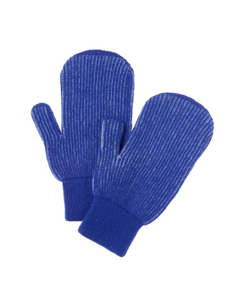 bold plaited cashmere mittens