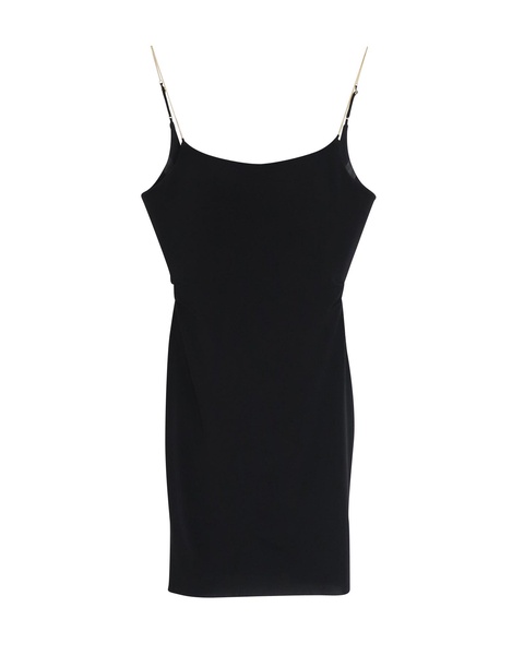 alexander wang chain strap mini dress in black acetate