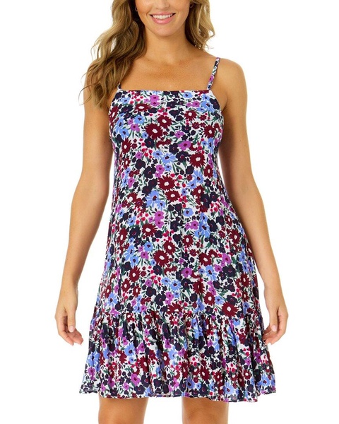 Anne Cole A Line Ruffle Dress