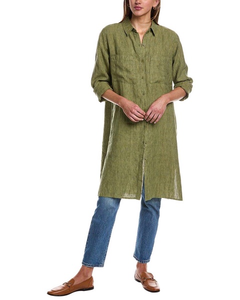classic collar linen shirt