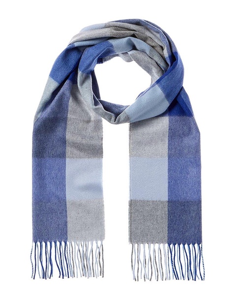 cashmere buffalo check cashmere scarf