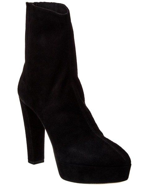 Aquazzura Saint Honore 120 Suede Boot