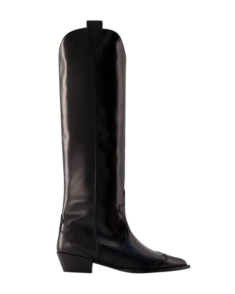 aruna boots -  - leather - black