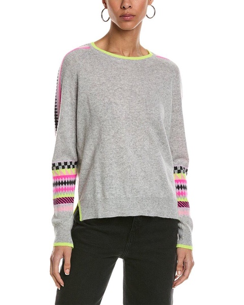 Brodie Cashmere Popping Fairisle Cashmere Sweater