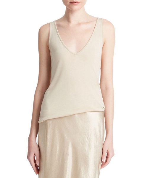 relaxed v-neck tank