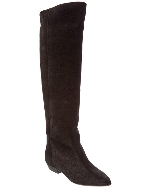 skarlet suede knee-high boot
