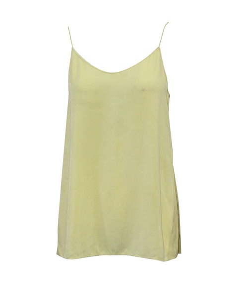easy slip camisole top in yellow viscose