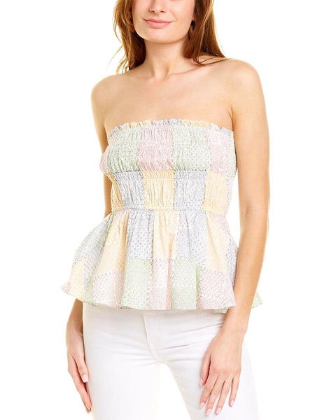 Ash & Eden Anuka Ruched Blouse