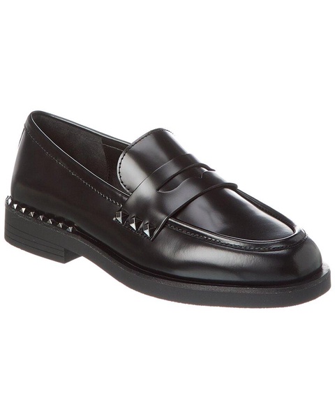 whisper studs leather loafer