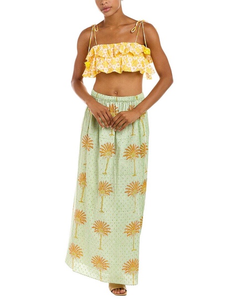 2pc sanya top & skirt set