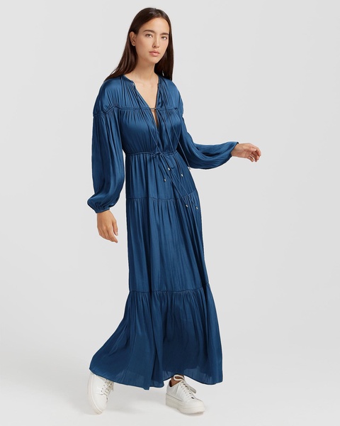 window seat tiered maxi dress