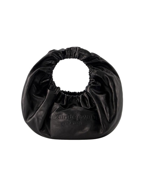 crescent small purse - alexander wang - leather - black