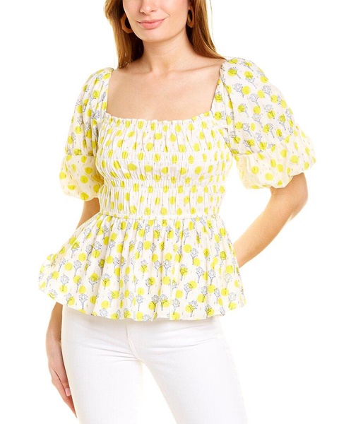 rucha puff sleeve blouse