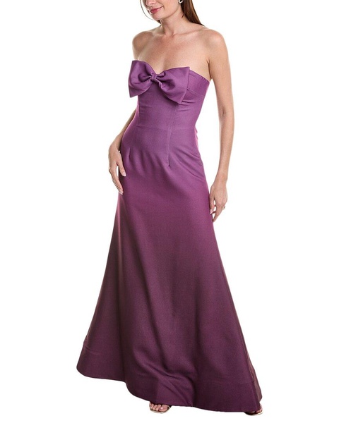 Rene Ruiz Bow Bodice Mermaid Gown