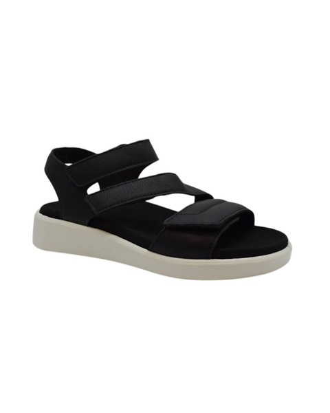 marina sandals in black calf