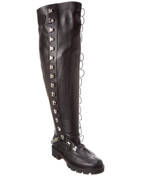 horse botta leather over-the-knee boot