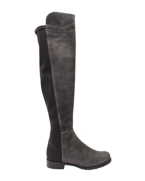 5050 knee high boots in grey suede