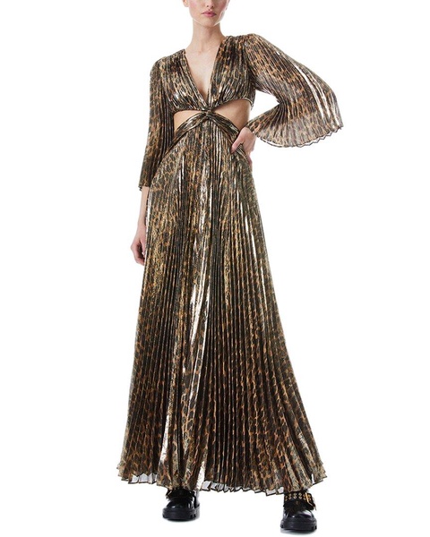 bahama silk-blend maxi dress