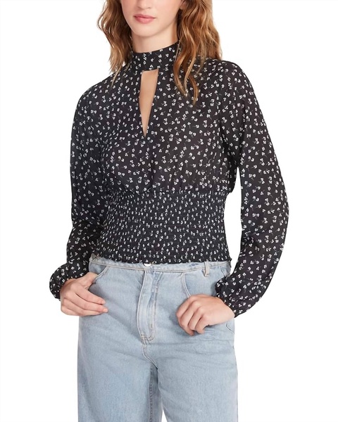 olivia blouse in black