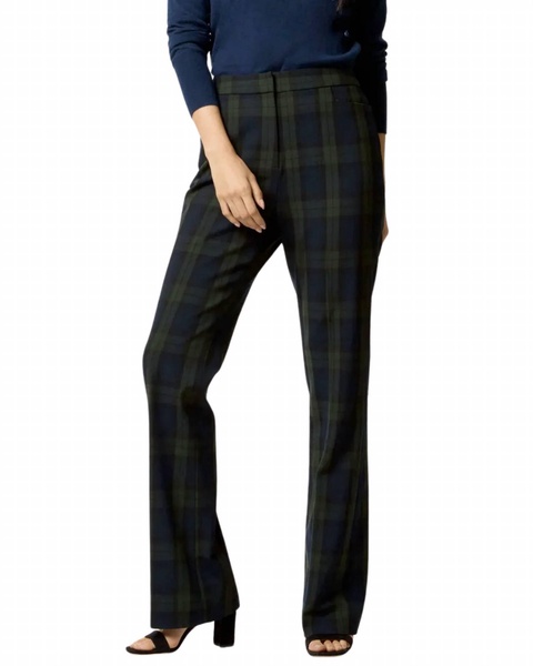 norah flare pants in blackwatch stretch twill