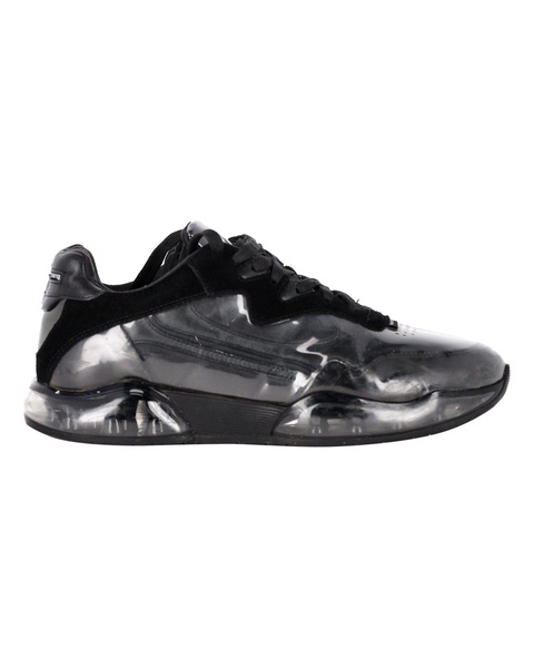 alexander wang awnyc stadium sneakers in black pvc and suede