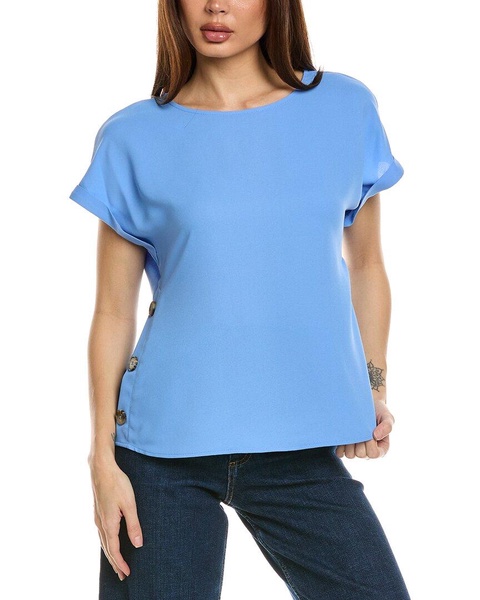 button detail blouse