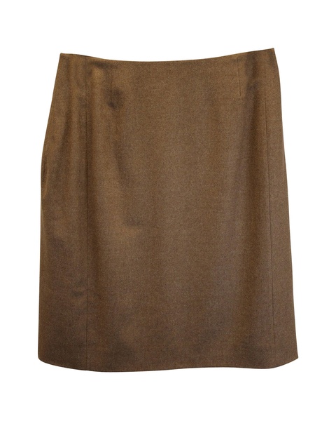 vintage skirt in brown wool